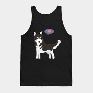 Black Husky Love Tank Top